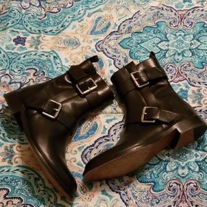 Moto Ankle Boots w/ Buckles Proenza Schouler
